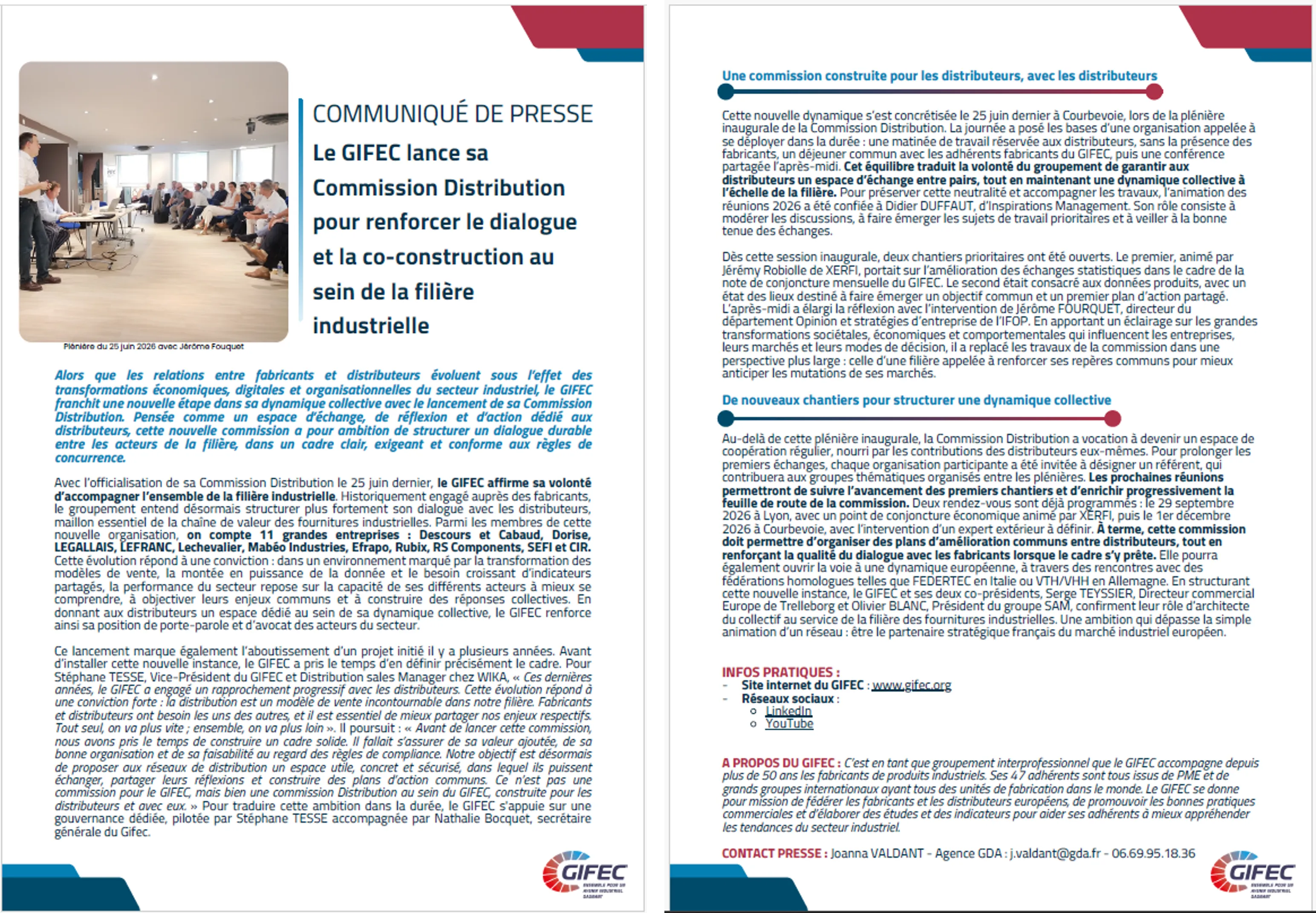 Le GIFEC lance sa Commission Distribution pour renforcer le dialogue et la co-construction au sein de la filière industrielle