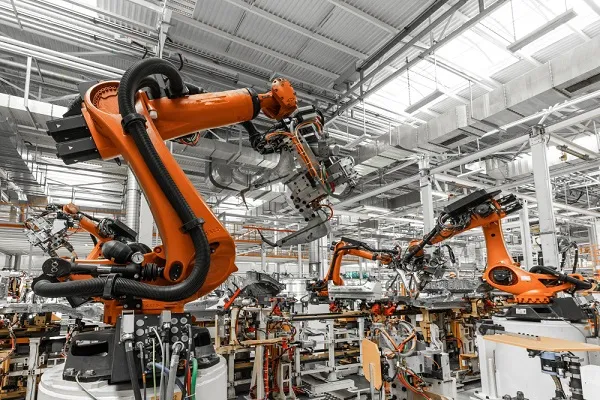 Bras robotisé industriel