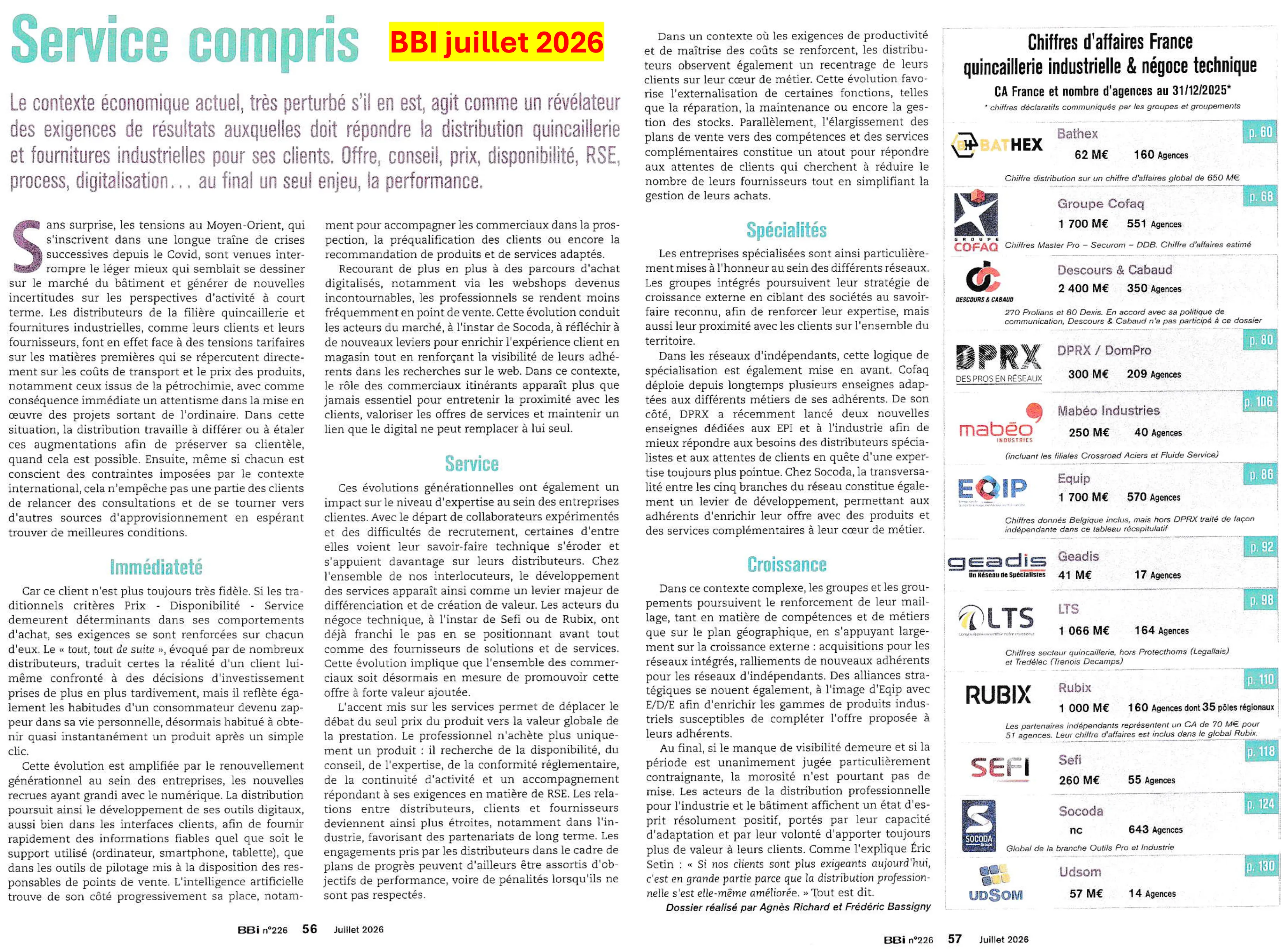 distribution fournitures industrielles