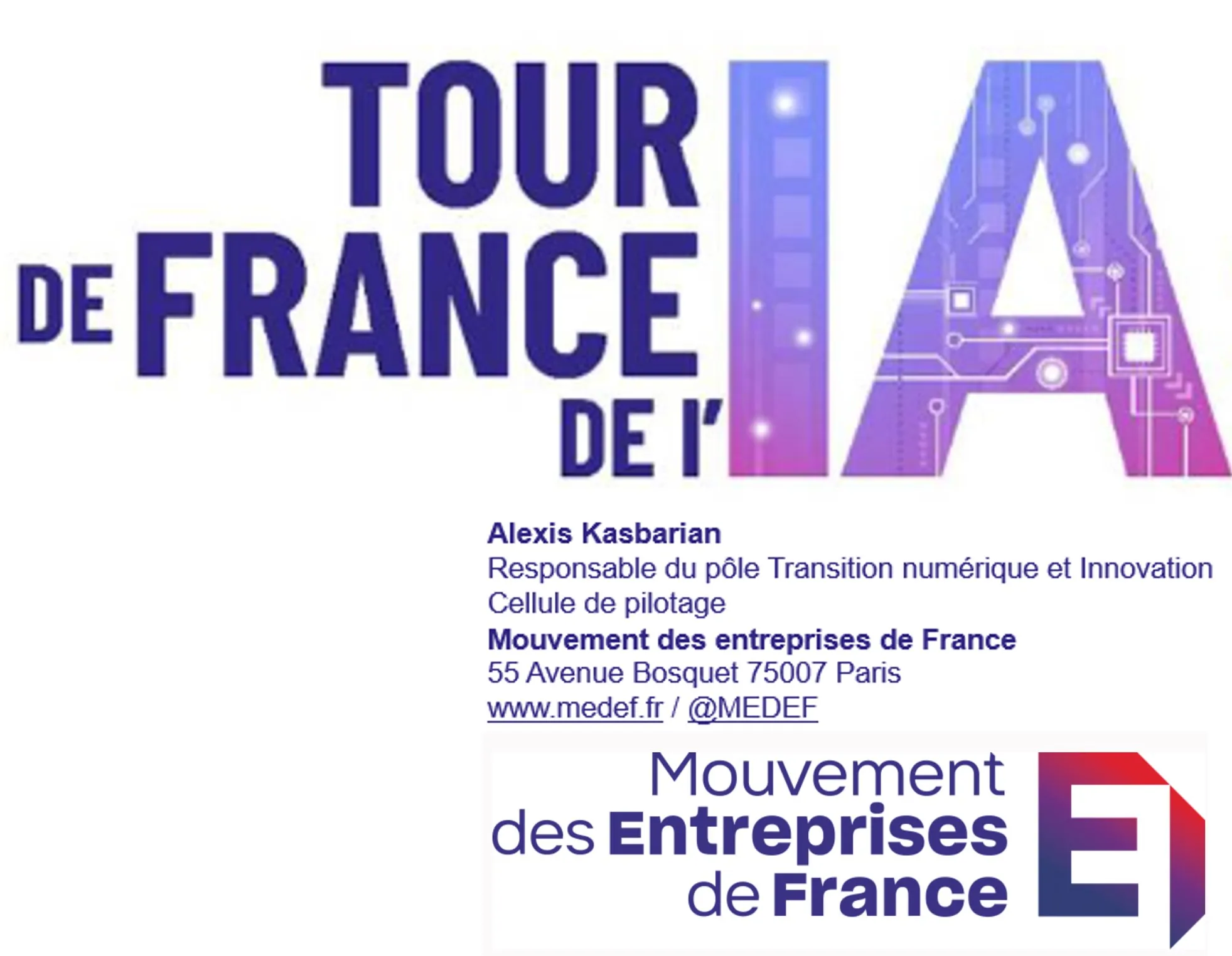 tours France IA MEDEF